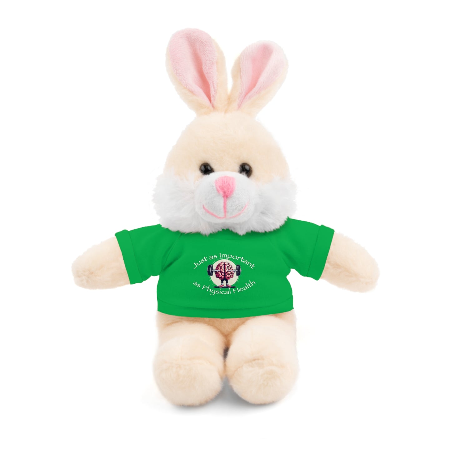 Mental Health Muscle Stuffed Animals with Tee