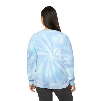 Social Battery Low Unisex Tie-Dye Sweatshirt