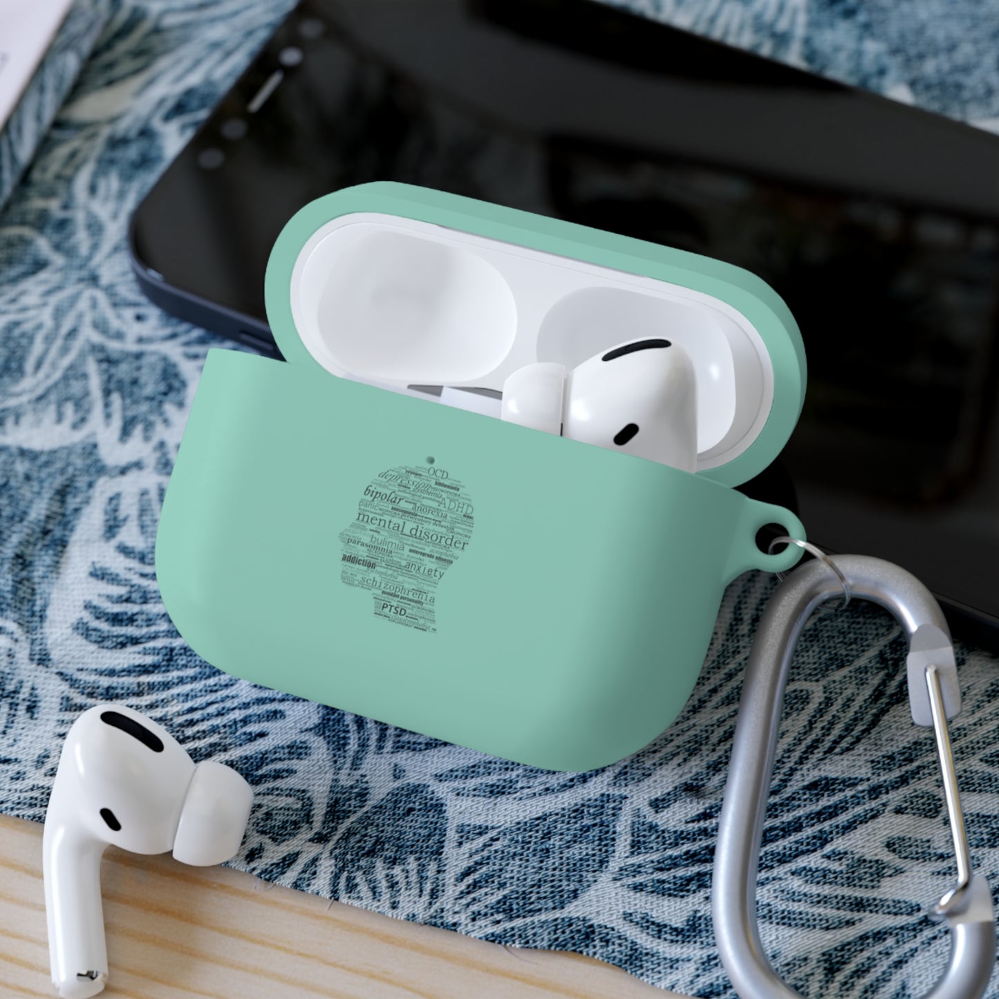 Mental Disorder Silhouette AirPods and AirPods Pro Case Cover