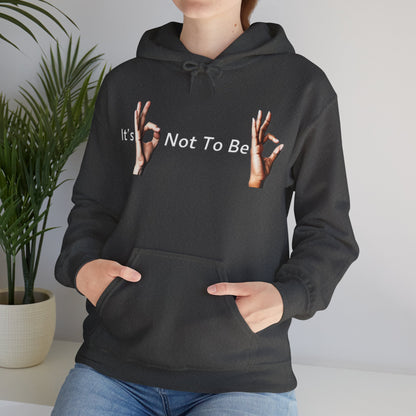 It's OK Not To Be OK Hands Heavy Blend™ Hooded Sweatshirt