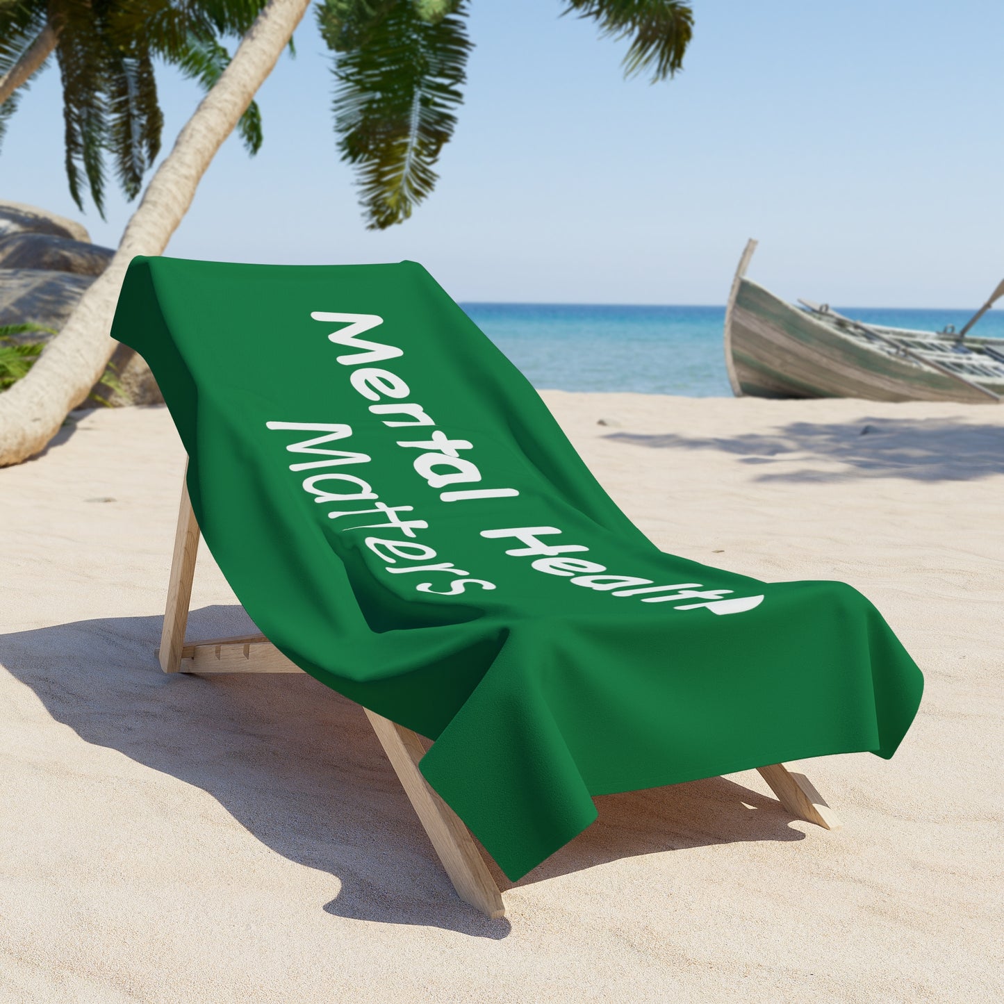 Mental Health Matters Beach Towel