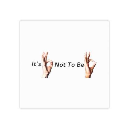 It's OK Not To Be OK Hands Post-it® Note Pads