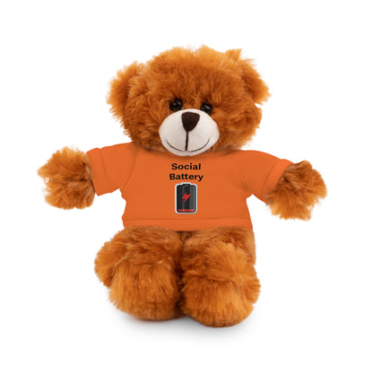 Social Battery Low Stuffed Animals with Tee