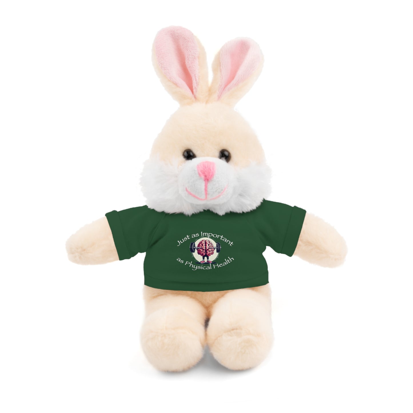 Mental Health Muscle Stuffed Animals with Tee