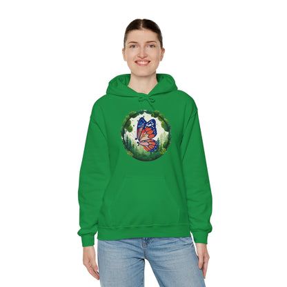 Semi-Colon Butterfly Heavy Blend™ Hooded Sweatshirt