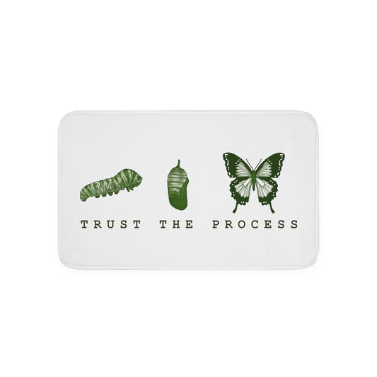 Trust The Process Memory Foam Bath Mat