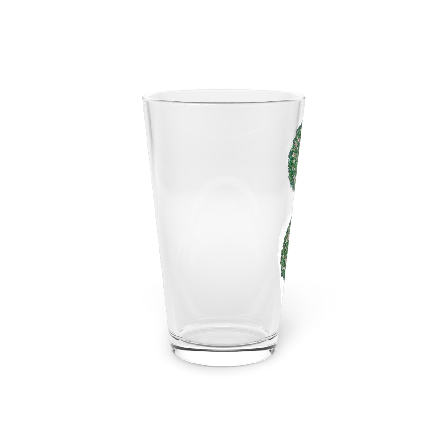 Flowers Semi-Colon 16oz Pint Glass