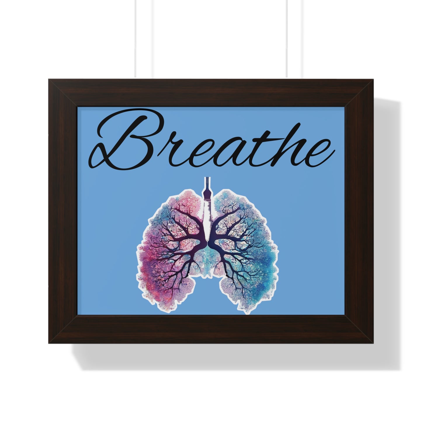 Breathe Framed Horizontal Poster