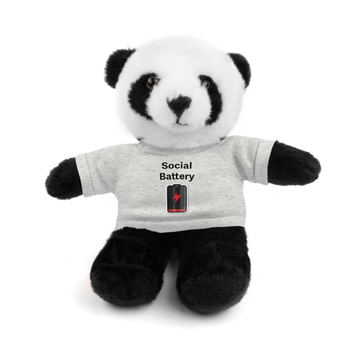 Social Battery Low Stuffed Animals with Tee