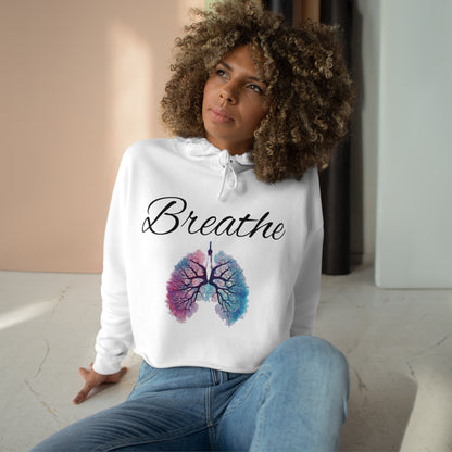 Breathe Crop Hoodie