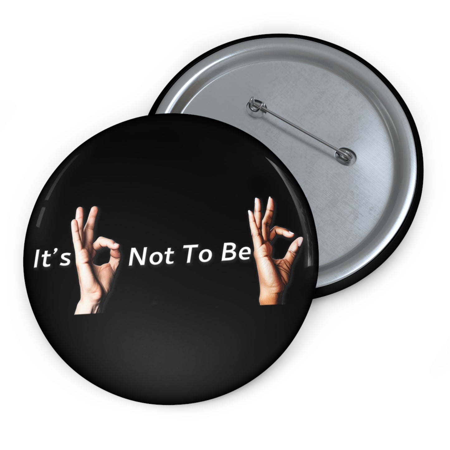 It's OK Not To Be OK Hands Pin Buttons