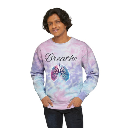 Breathe Unisex Tie-Dye Sweatshirt