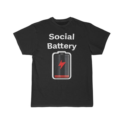 Social Battery Low Men's Short Sleeve Tee