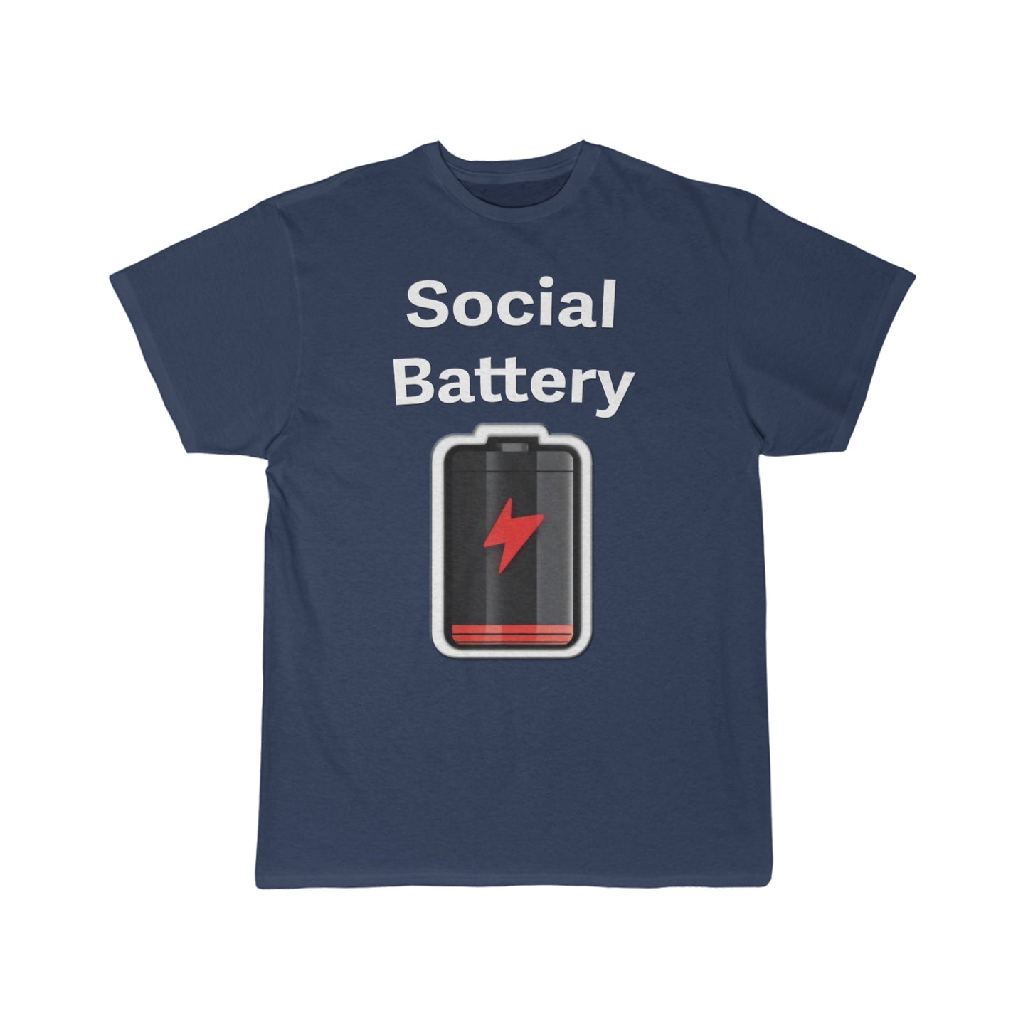 Social Battery Low Men's Short Sleeve Tee