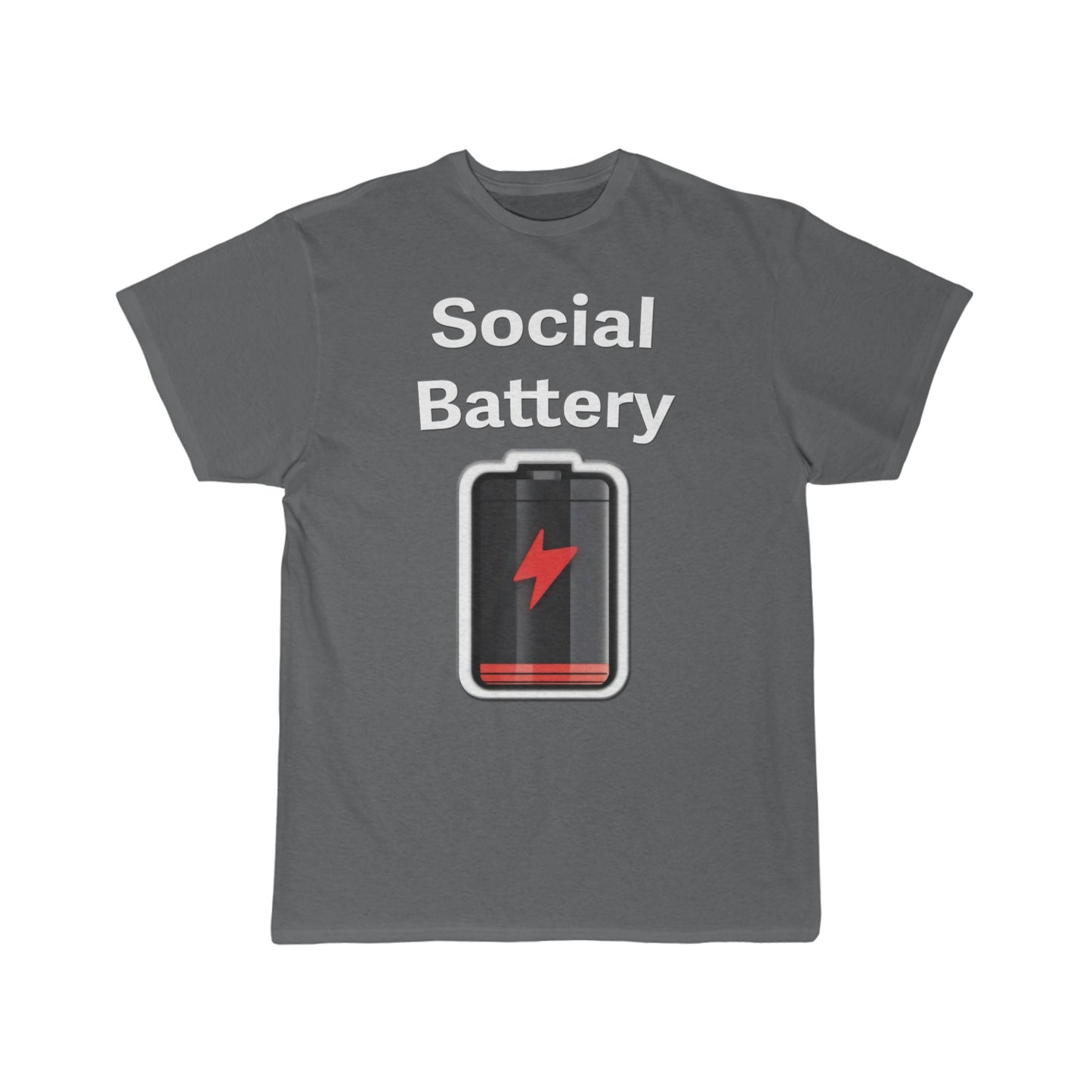 Social Battery Low Men's Short Sleeve Tee