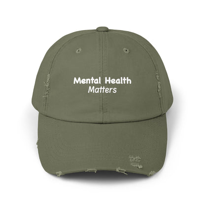 Mental Health Matters Unisex Distressed Cap