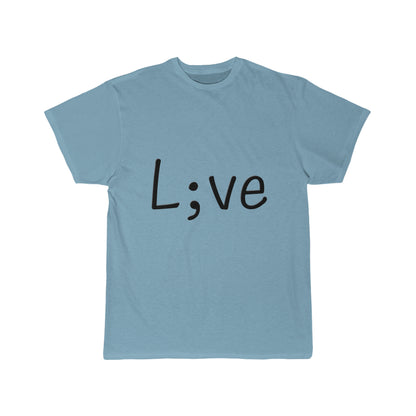 Semi-Colon L;ve Men's Short Sleeve Tee