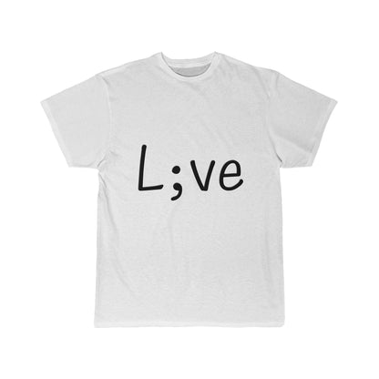 Semi-Colon L;ve Men's Short Sleeve Tee