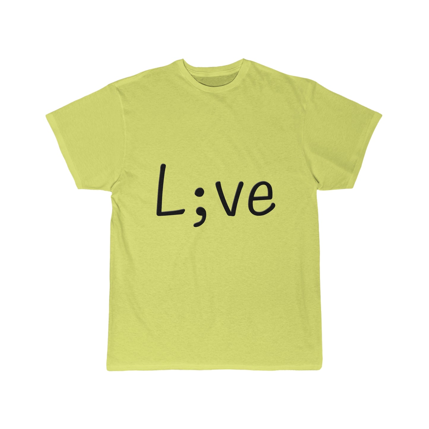 Semi-Colon L;ve Men's Short Sleeve Tee