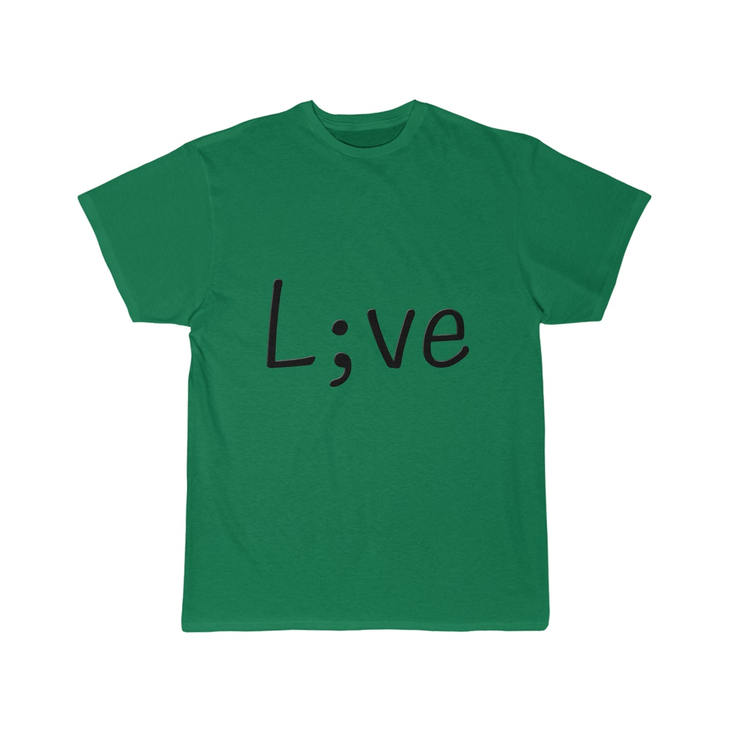 Semi-Colon L;ve Men's Short Sleeve Tee