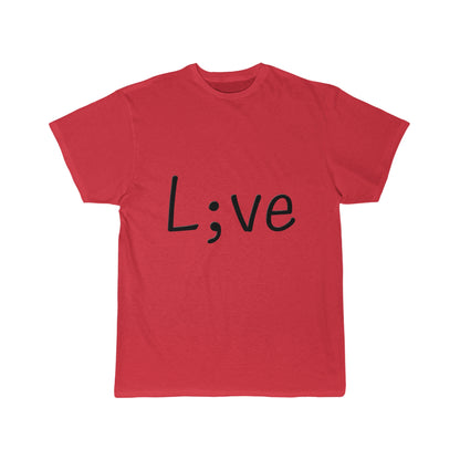 Semi-Colon L;ve Men's Short Sleeve Tee