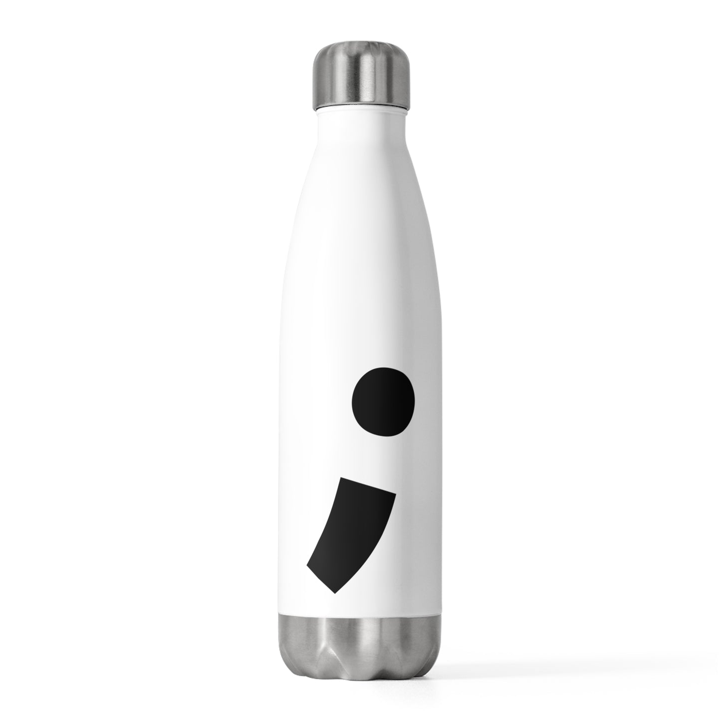 Semi-Colon ; 20oz Insulated Bottle