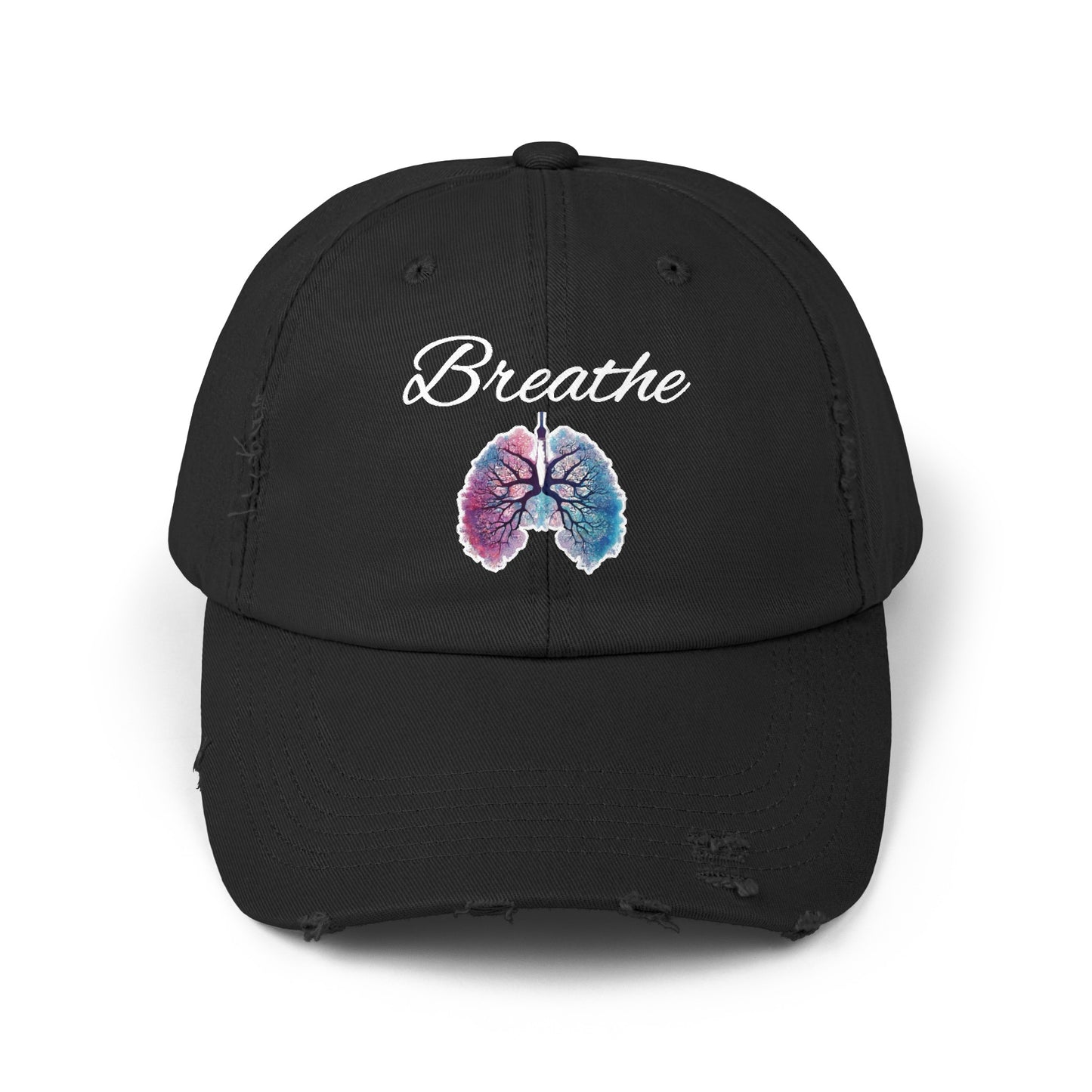 Breathe Unisex Distressed Cap