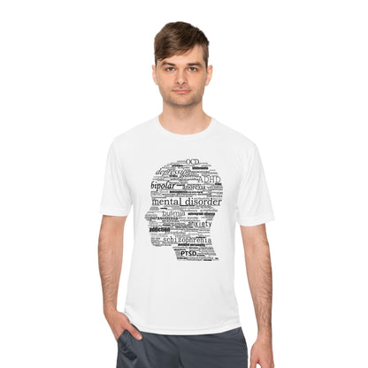 Mental Disorder Silhouette Moisture Wicking Tee