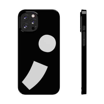 Semi-Colon ; Slim Phone Cases