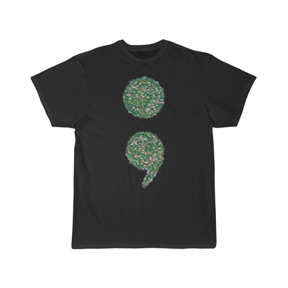 Flowers Semi-Colon Men's Short Sleeve Tee