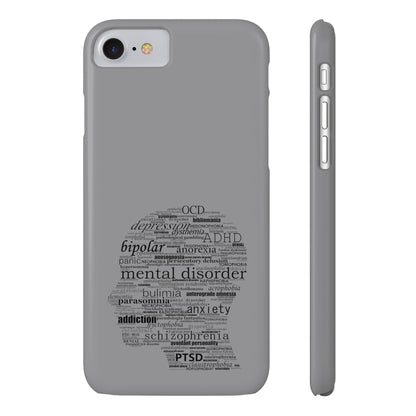 Mental Disorder Silhouette Slim Phone Cases