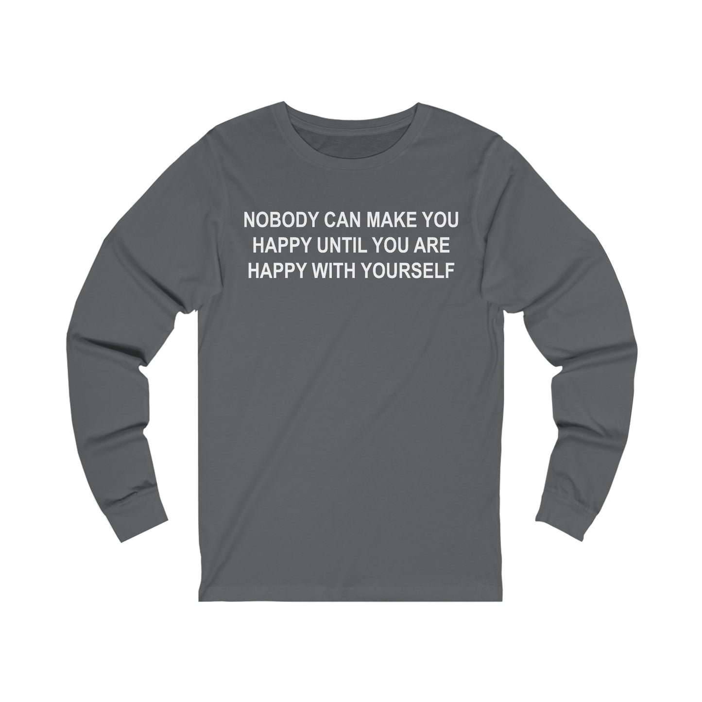 Happy with Yourself Jersey Long Sleeve Tee