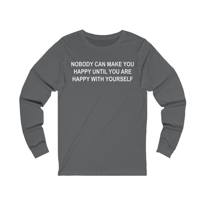 Happy with Yourself Jersey Long Sleeve Tee