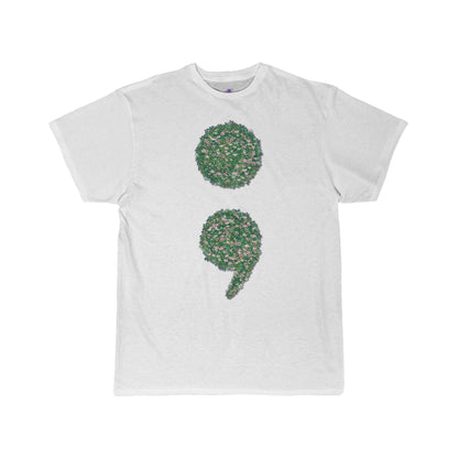 Flowers Semi-Colon Men's Short Sleeve Tee