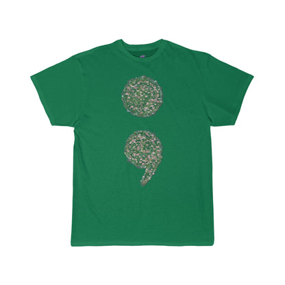 Flowers Semi-Colon Men's Short Sleeve Tee