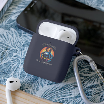 Positivity is a Superpower Female Superhero AirPods and AirPods Pro Case Cover