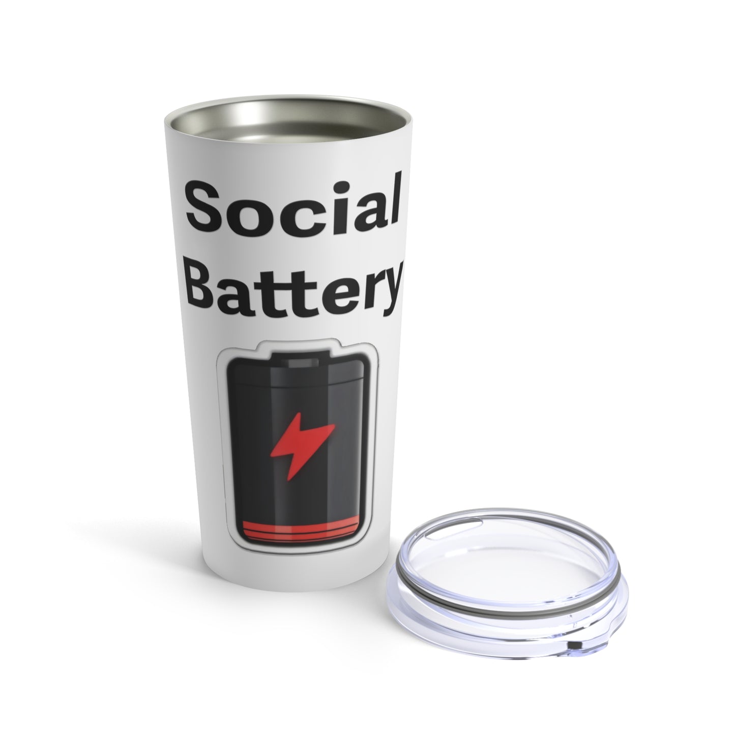 Social Battery Low 20oz Tumbler