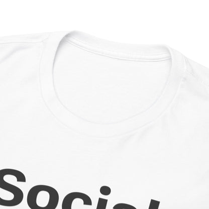 Social Battery Low Unisex Heavy Cotton Tee