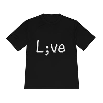 Semi-Colon L;ve Moisture Wicking Tee