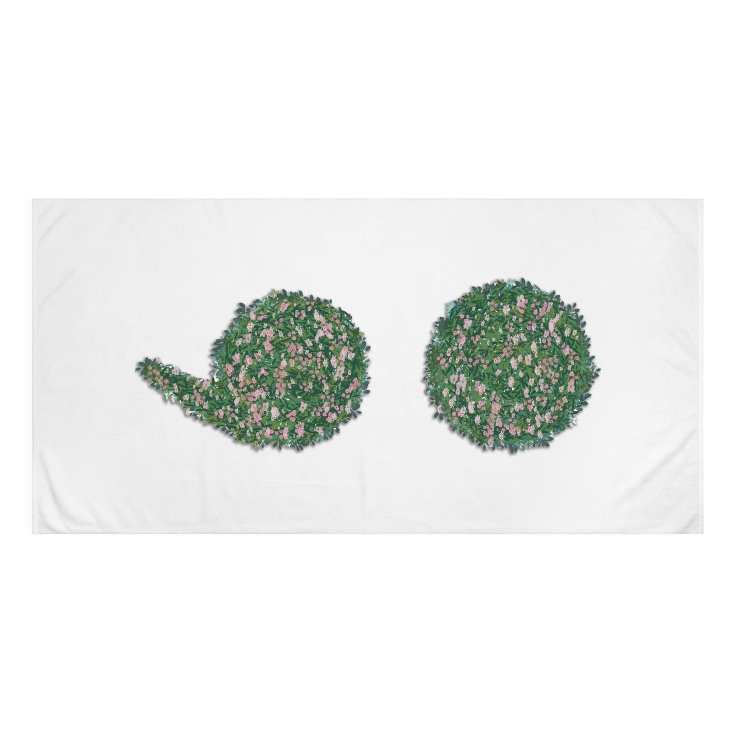 Flowers Semi-Colon Mink-Cotton Towel