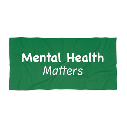 Mental Health Matters Beach Towel