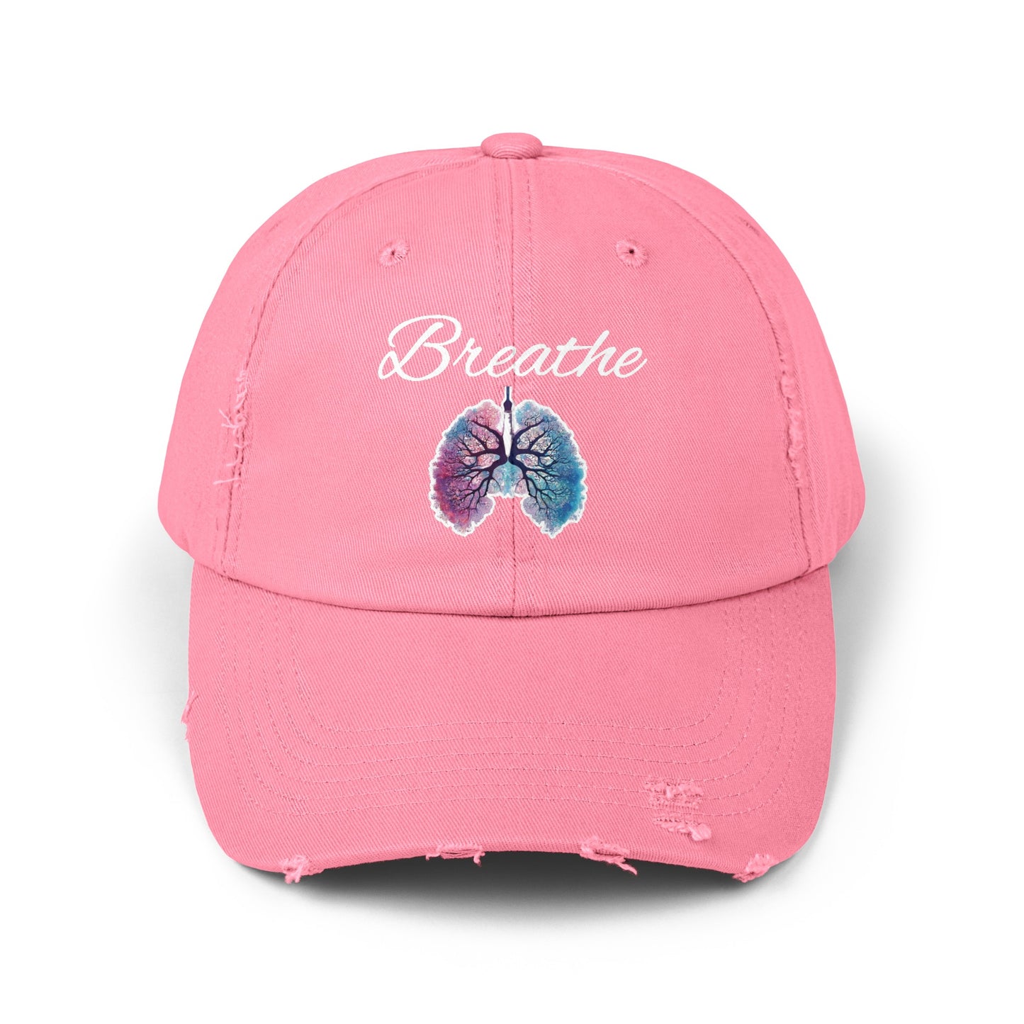 Breathe Unisex Distressed Cap