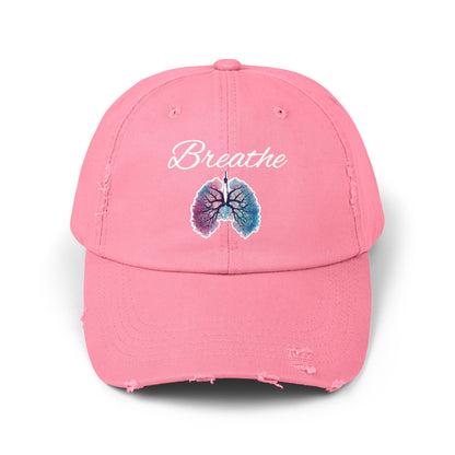 Breathe Unisex Distressed Cap