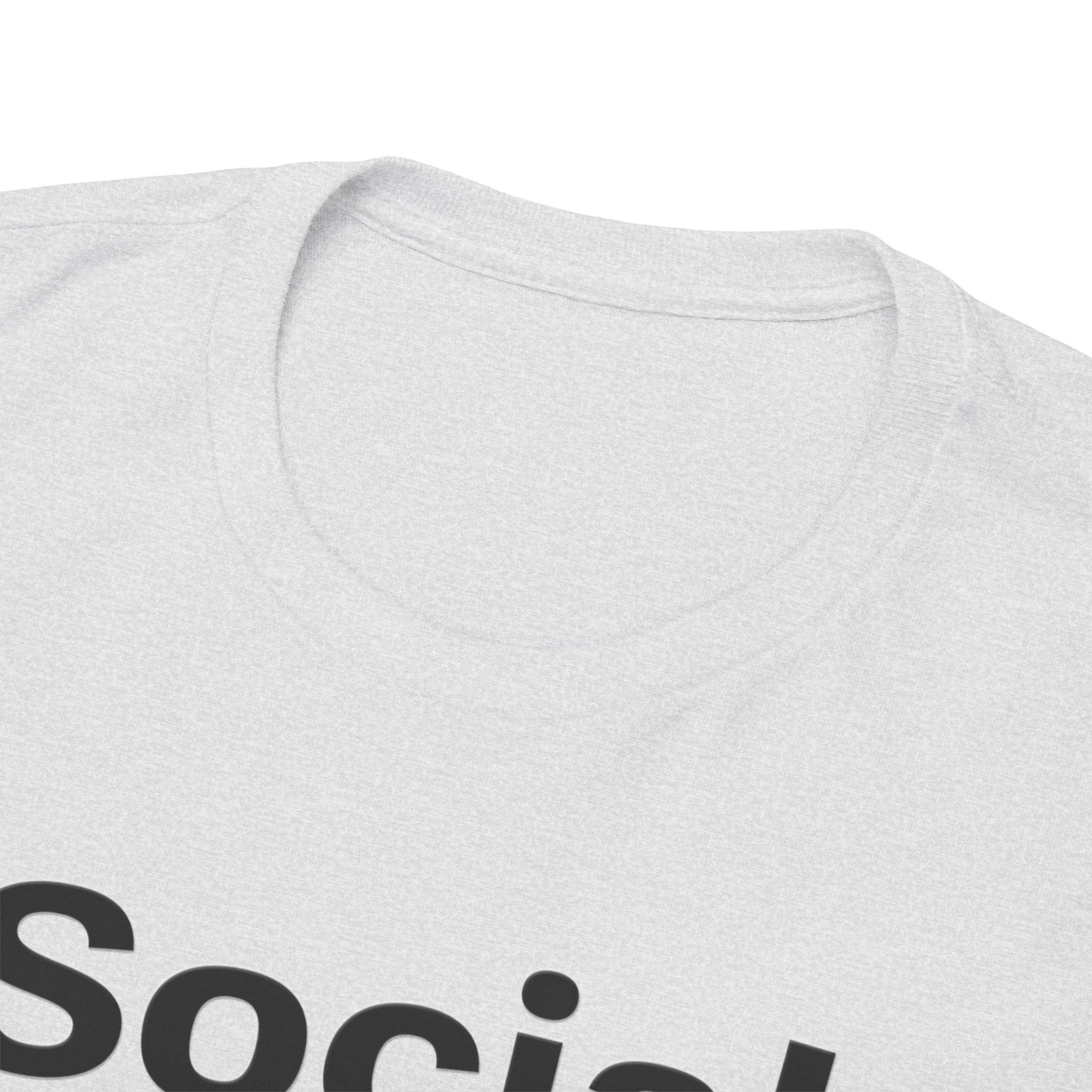 Social Battery Low Unisex Heavy Cotton Tee