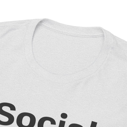 Social Battery Low Unisex Heavy Cotton Tee