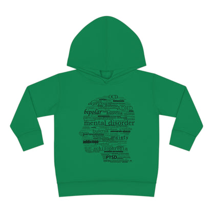 Mental Disorder Silhouette Pullover Fleece Hoodie