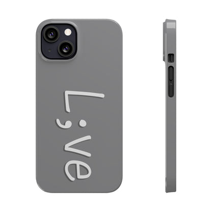 Semi-Colon L;ve Slim Phone Cases