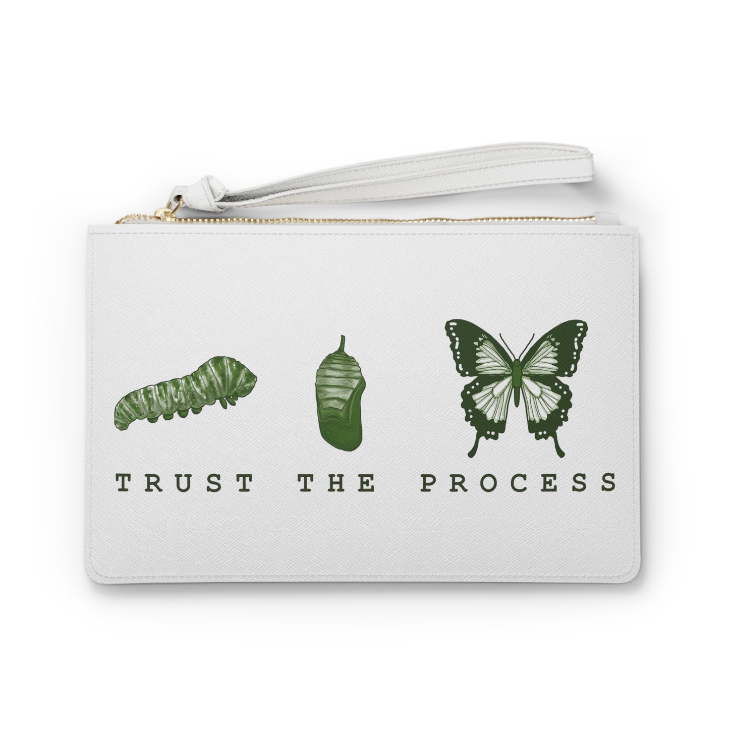 Trust The Process Clutch Bag