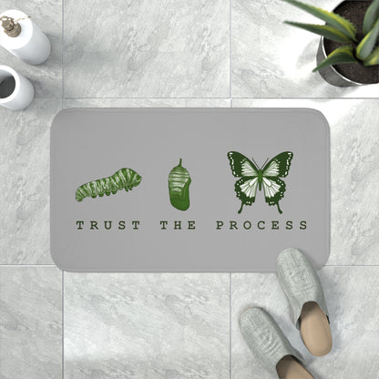 Trust The Process Memory Foam Bath Mat