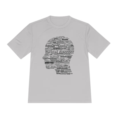 Mental Disorder Silhouette Moisture Wicking Tee